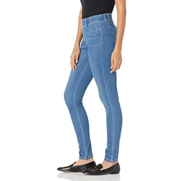 Essential Women's Pull-On Mid Rise Stretch Jeggings for Comfort