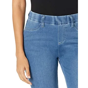Essential Women's Pull-On Mid Rise Stretch Jeggings for Comfort