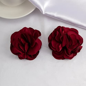 Rannyrena Handmade Flower Shoe Clips Elegant Bridal Accessories