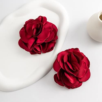 Rannyrena Handmade Flower Shoe Clips Elegant Bridal Accessories