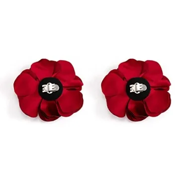 Rannyrena Handmade Flower Shoe Clips Elegant Bridal Accessories