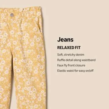 Stylish Sofia Grainge Baby Girls' Floral Jeans - 24 Months