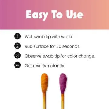 Lead Test Kit - 10 x Instant Testing Swabs for Lead (inc Lead Paint) Rapid Test Strips - Results in 20 Seconds.