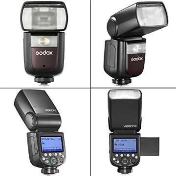 GODOX V860III-N Camera Flash 2.4 G GN60 TTL HSS Master-Slave High Speed Sync 1/8000s Brightness Adju...