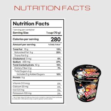 Samyang Buldak Spicy Hot Chicken Stir Fried Cup Noodles (Small_Pack of 6)