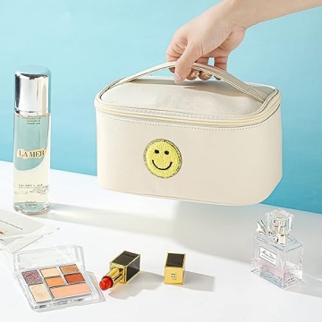 Stylish WALONER Makeup Bag - Travel Cosmetic Organizer