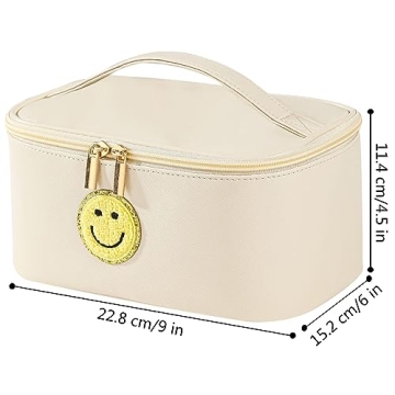 Stylish WALONER Makeup Bag - Travel Cosmetic Organizer