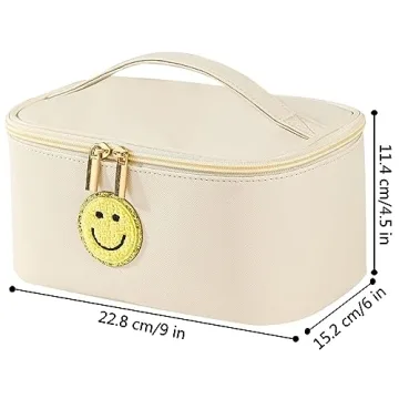 Stylish WALONER Makeup Bag - Travel Cosmetic Organizer