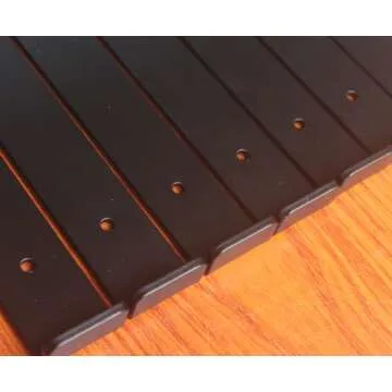 4 Pack - 9.25" L x 6" H x 1.5" W J Lip Shelf Brackets Rustic Farmhouse Iron Wall Floating Shelf Bracket Metal Shelf Bracket Industrial Shelf Supports with Screws Black