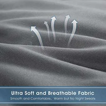 Luxurious All-Season Oversized King Comforter - Soft, Fluffy