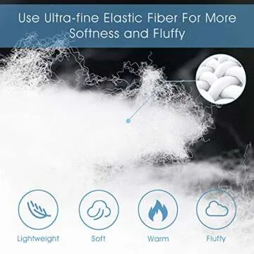 Luxurious All-Season Oversized King Comforter - Soft, Fluffy