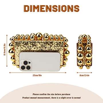 Fecialy Acrylic Clutch Purse for Women - Marble Handbags