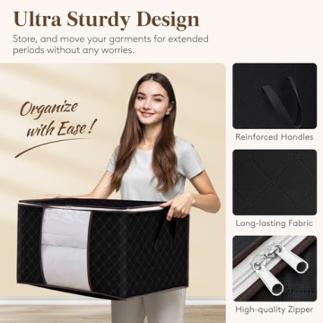 Lifewit 90L Clothes Storage Bags - Multi-Purpose Organizers