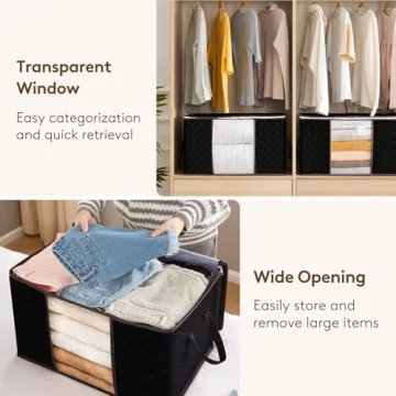 Lifewit 90L Clothes Storage Bags - Multi-Purpose Organizers