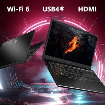 acer Nitro V Gaming Laptop | AMD Ryzen 5 7535HS Hexa-Core Processor | NVIDIA GeForce RTX 4050 Laptop GPU | 15.6" FHD IPS 144Hz Display | 8GB DDR5 | 512GB SSD | WiFi 6 | Backlit KB | ANV15-41-R5N6