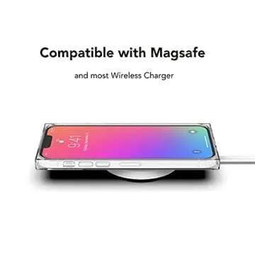 ANHONG Clear Rectangle Edge Case Compatible with iPhone 13 Pro 6.1 inch 2021, HD Clear Cover Enhanced Corners TPU Cushion, Shock-Absorption Soft TPU Case