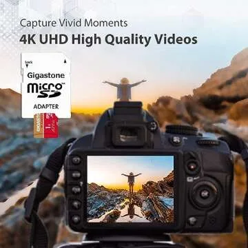 [5-Yrs Free Data Recovery] GIGASTONE 1TB Micro SD Card, 4K Camera Pro, R/W up to 150/130 MB/s, 4K Video Recording for GoPro, DJI, Drone, MicroSDXC Memory Card UHS-I U3 A2 V30, with Adapter