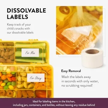 Snack Box Containers Set of 2 - Reusable Meal Prep Solution