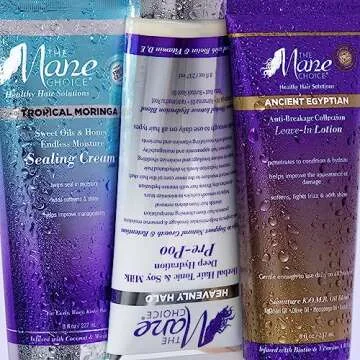 The Mane Choice Ancient Egyptian Anti-Breakage and Repair Antidote Leave In Conditioner, Conditioning & Moisturizing Lotion for Hair Shine & Frizz Control, Nourishes Dry, Brittle Hair, 8 Oz