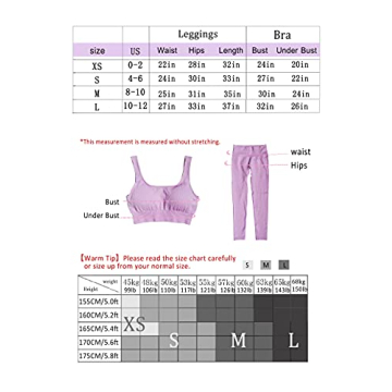 Stylish Jetjoy Women’s 2-Piece Seamless Yoga Outfits