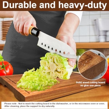 Wooden Cutting Board Extra Large Knife-Friendly Choice