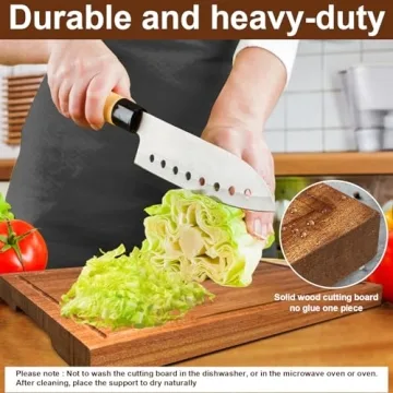 Wooden Cutting Board Extra Large Knife-Friendly Choice