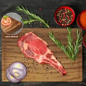 Wooden Cutting Board Extra Large Knife-Friendly Choice