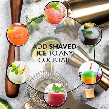 Nostalgia Snow Cone Shaved Ice Machine - Retro Table-Top Slushie Machine Makes 30 Icy Treats - Includes 2 Pump Syrup Bottles, 2 Reusable Plastic Cups & Ice Scoop - Blue