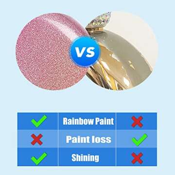 Cute Liquor Flask for Women, Junya 304 Stainless Steel,Pretty Glitter Coating Whiskey Flasks,Shining Rhinestone Cap,Portable Wine Flask for Drink Bar BBQS and Traveling,Capacity 5 oz