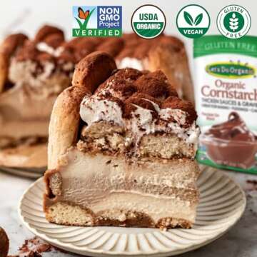 Let's Do Organic Cornstarch - Corn Starch for Cooking, Corn Starch Organic, Corn Starch Powder, Non GMO Corn Starch Gluten Free - 6 Ounce (Pack of 1)