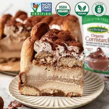 Let's Do Organic Cornstarch - Corn Starch for Cooking, Corn Starch Organic, Corn Starch Powder, Non GMO Corn Starch Gluten Free - 6 Ounce (Pack of 1)