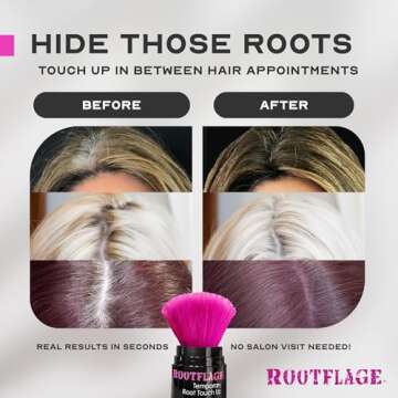 Rootflage Root Touch Up Powder - Instant Hair Coverage
