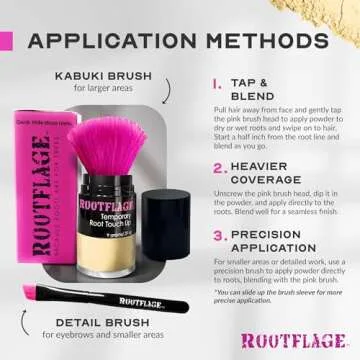 Rootflage Root Touch Up Powder - Instant Hair Coverage