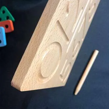 Mfumyy Montessori Alphabet Number Tracing Boards for Kids