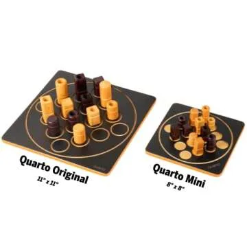 Quarto Mini Strategy Game | Travel-Friendly Fun for All Ages