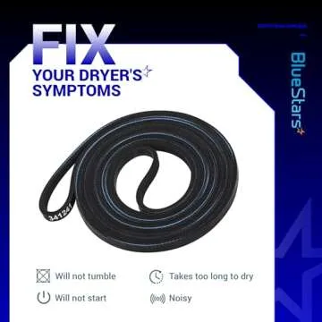 BlueStars Dryer Drum Belt for Whirlpool Kenmore Repair
