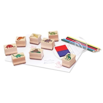 Melissa & Doug Dinosaur Stamp Set - Creative Fun for Kids