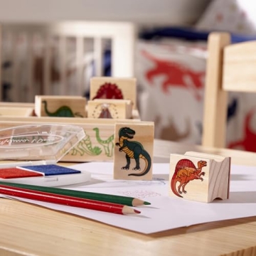Melissa & Doug Dinosaur Stamp Set - Creative Fun for Kids