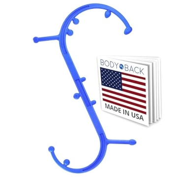 Body Back Buddy Classic USA Made Handheld Full Body Massage Cane - Dual Hooks for Pain Relief