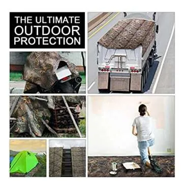 LOOGU Heavy Duty Waterproof Tarp for Outdoor Protection