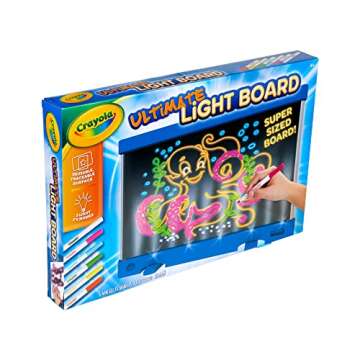 Crayola Ultimate Light Board - Blue, Drawing Tablet & Tracing Pad, Light Up Kids Toys, Gifts For Boy...