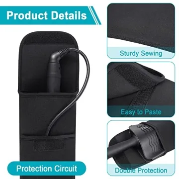 Shappy Heat Resistant Flat Iron Case for Travel