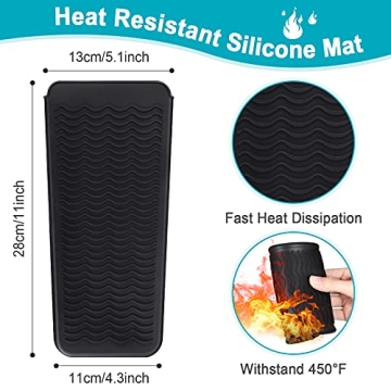 Shappy Heat Resistant Flat Iron Case for Travel