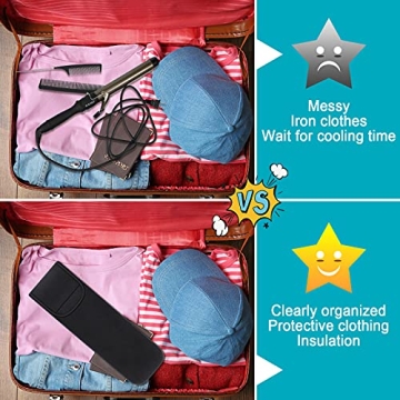 Shappy Heat Resistant Flat Iron Case for Travel