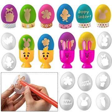 Klever Kits 40Pcs Easter Egg Dye Kit for Creative Fun
