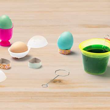 Klever Kits 40Pcs Easter Egg Dye Kit for Creative Fun