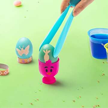 Klever Kits 40Pcs Easter Egg Dye Kit for Creative Fun
