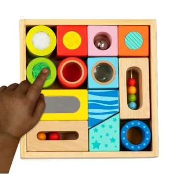 Brilliant Baby® Sensory Fun Blocks | Montessori Learning Toy