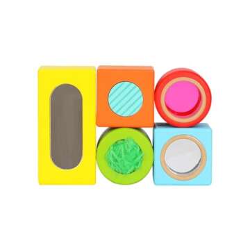 Brilliant Baby® Sensory Fun Blocks | Montessori Learning Toy