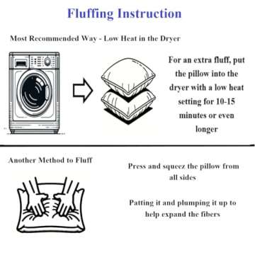 Obruosci Luxury Pillow Inserts, Pack of 4, 20 x 20 inches Hypoallergenic Ultra Soft White Polyester Microfiber Durable Couch Cushion Fillers